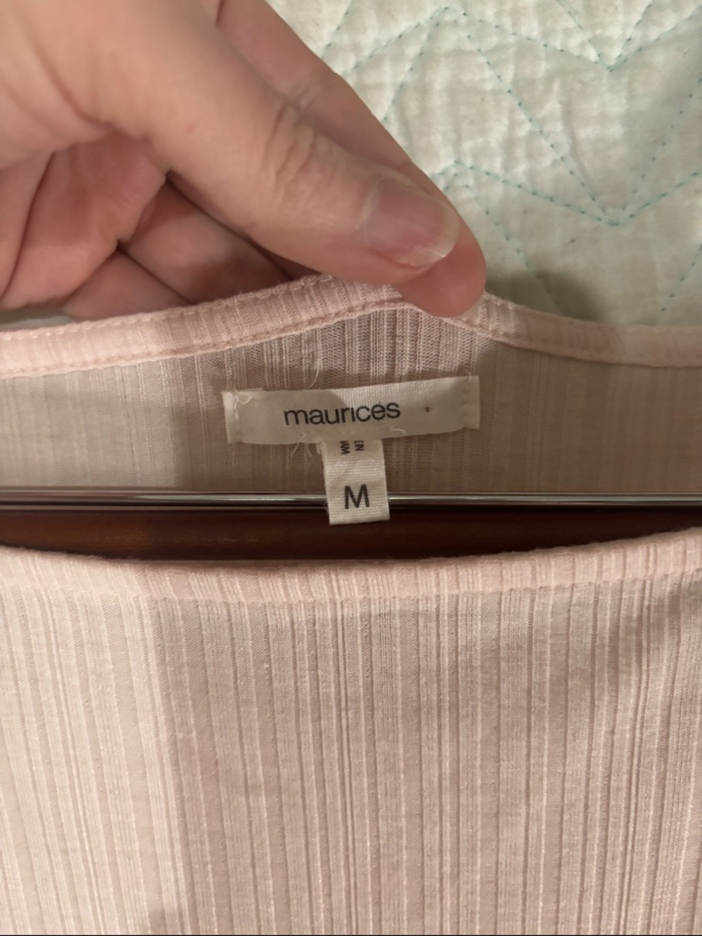 Maurices Blush Pink Ruffle-Hem Ribbed Camisole - Picture 2 of 4
